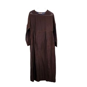 Su-Zen Women's Vintage Sheer Peasant Style Maxi Dress - S